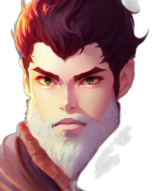 face, dragon, fantasy art, anime transparent PNG cut-out