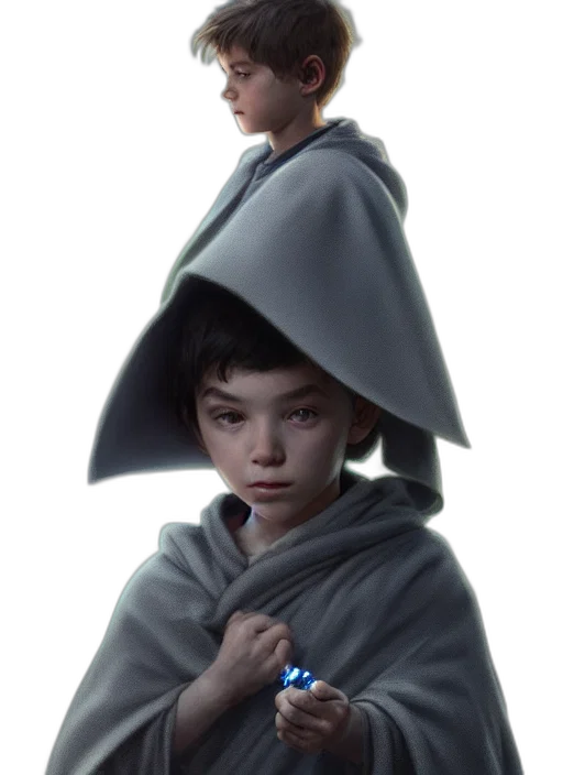 jacket, staff, hat, face transparent PNG cut-out