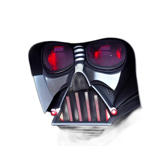 mask, concept art, 3d render, photorealistic transparent PNG cut-out