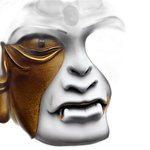mask, face, crown, jewelry transparent PNG cut-out