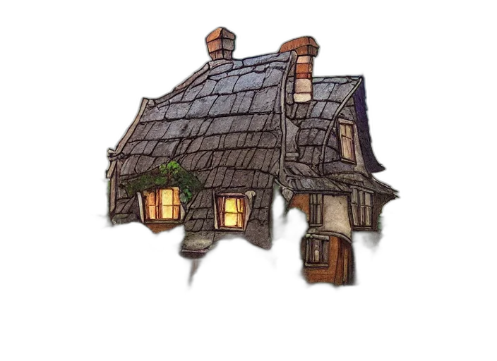 building, concept art, 3d render, fantasy art transparent PNG cut-out