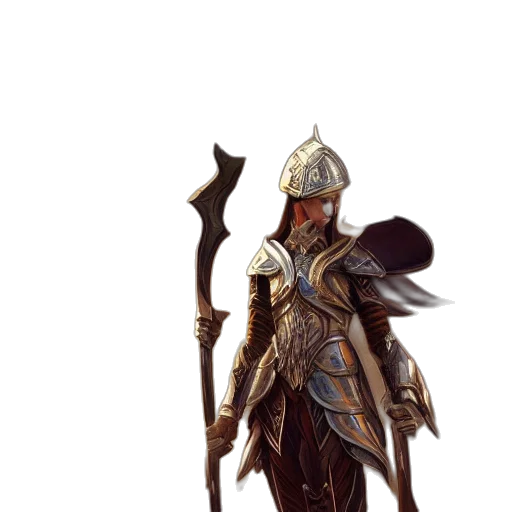 sword, staff, weapon, fantasy art transparent PNG cut-out