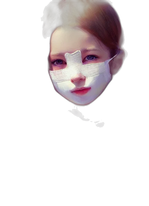 mask, face, robot, creature transparent PNG cut-out