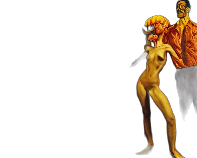 creature, staff, concept art, 3d render transparent PNG cut-out
