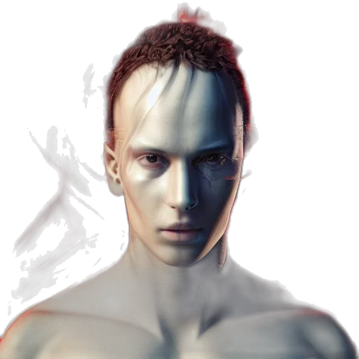 robot, face, mask, creature transparent PNG cut-out