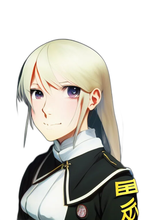 staff, face, crown, jacket transparent PNG cut-out
