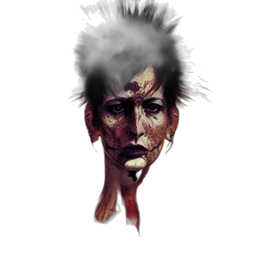 face, mask, staff, hair transparent PNG cut-out