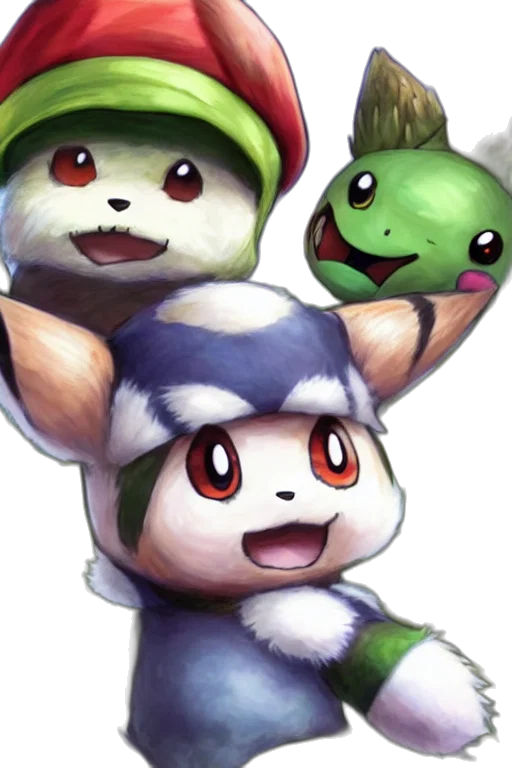 staff, animal, hat, creature transparent PNG cut-out