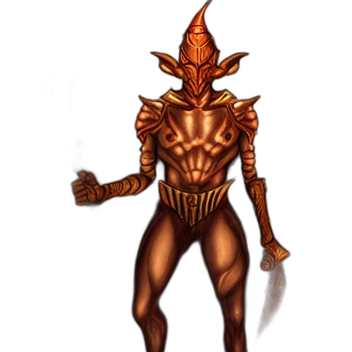 creature, staff, robot, mask transparent PNG cut-out