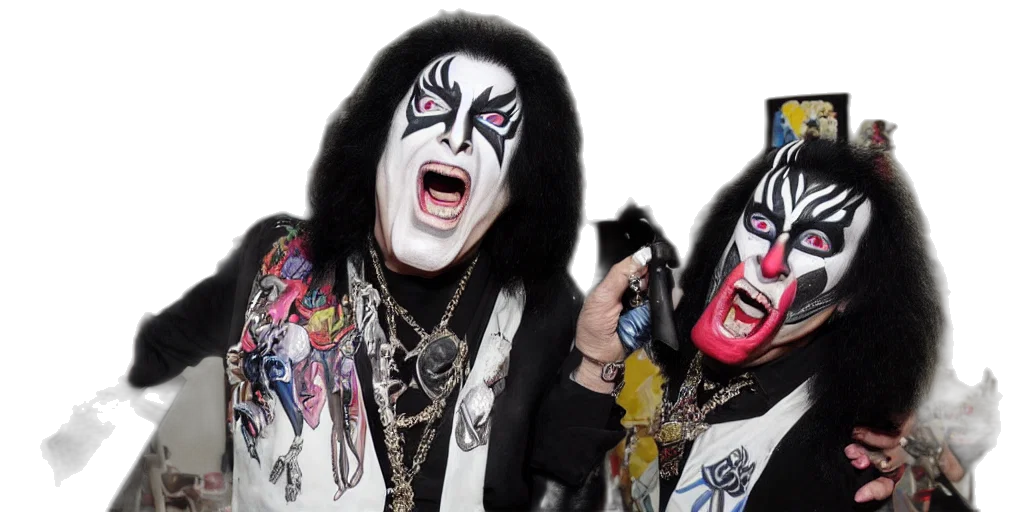 gene, simmons, full, kiss transparent PNG cut-out