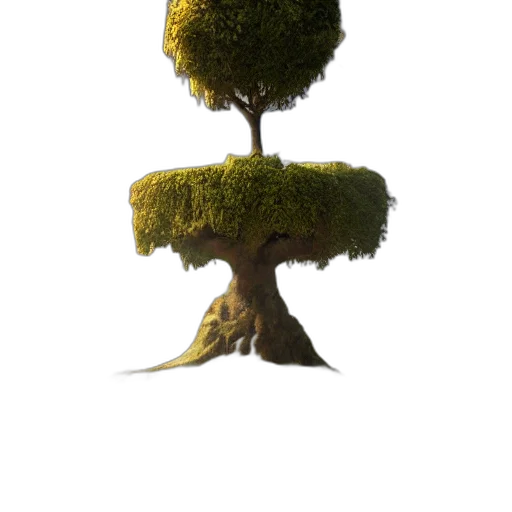 tree, crown, creature, animal transparent PNG cut-out