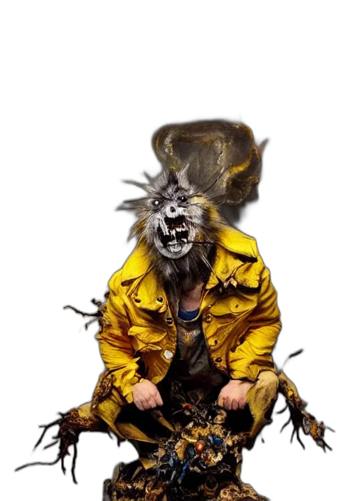 jacket, mask, creature, animal transparent PNG cut-out