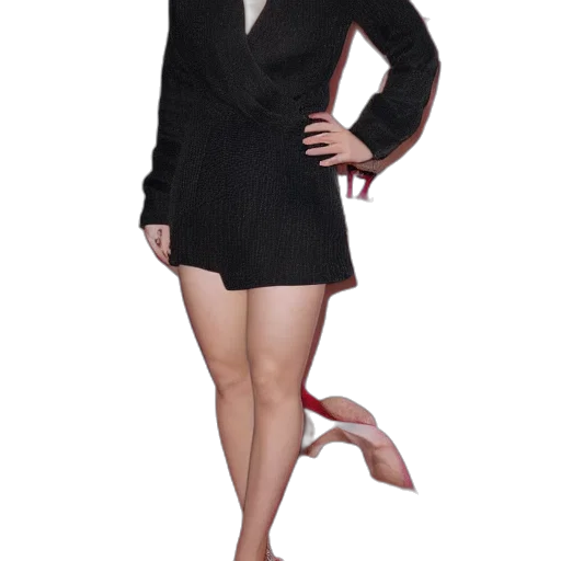 dress, jacket, staff, 3d render transparent PNG cut-out