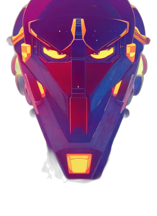 mask, robot, face, dragon transparent PNG cut-out
