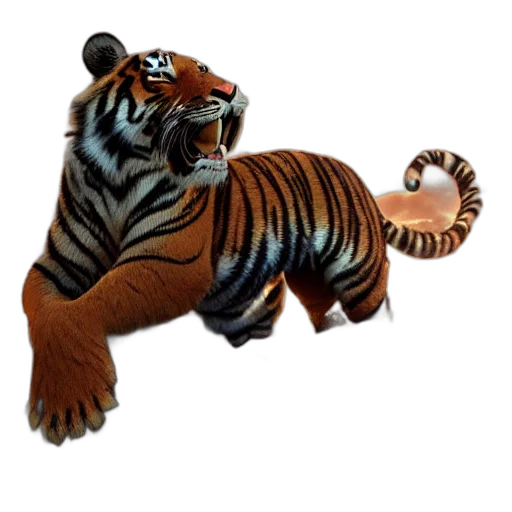 animal, creature, staff, 3d render transparent PNG cut-out