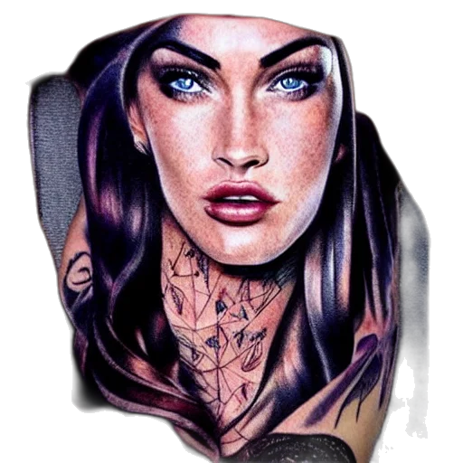 jacket, jewelry, photorealistic, comic book art transparent PNG cut-out