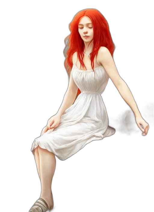 dress, fantasy art, concept art, photorealistic transparent PNG cut-out