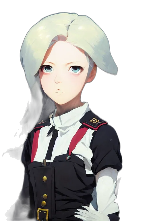 staff, hat, jacket, face transparent PNG cut-out