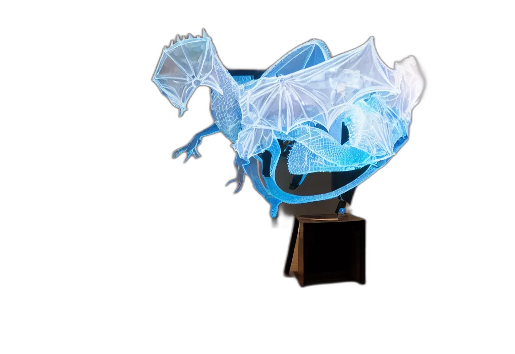dragon, mask, creature, umbrella transparent PNG cut-out