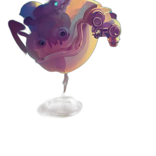 bottle, mask, creature, robot transparent PNG cut-out