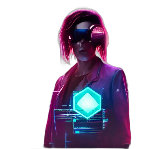 jacket, robot, staff, mask transparent PNG cut-out