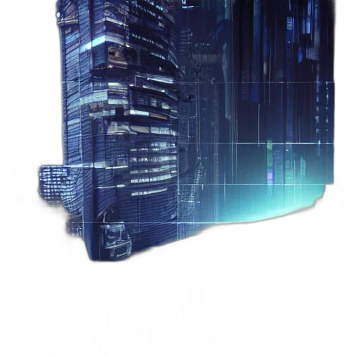 robot, building, mask, face transparent PNG cut-out