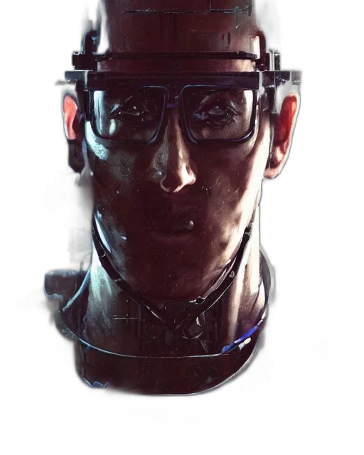 robot, face, staff, mask transparent PNG cut-out