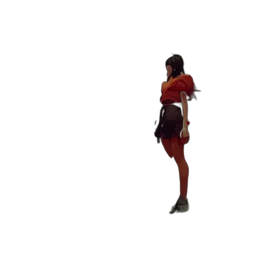 dress, weapon, staff, creature transparent PNG cut-out