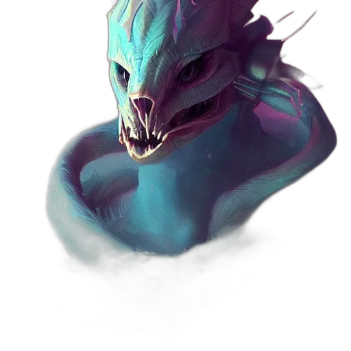 mask, creature, dragon, face transparent PNG cut-out