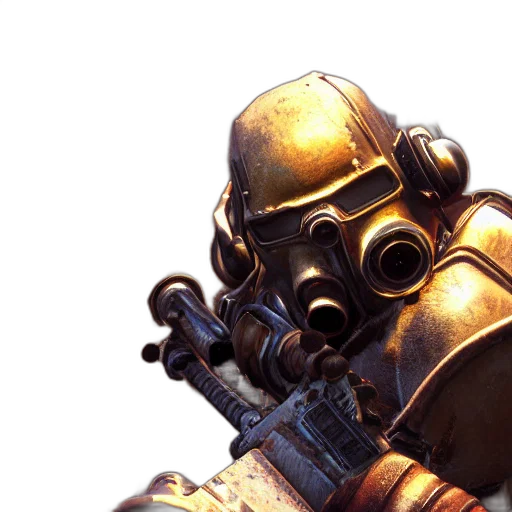 robot, weapon, mask, face transparent PNG cut-out
