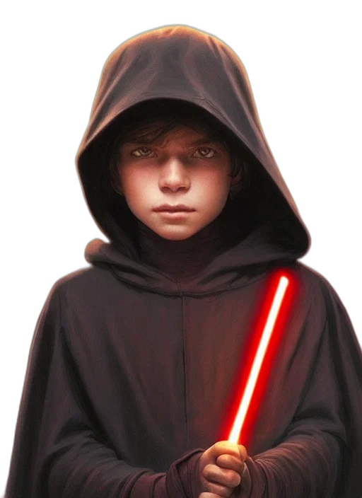 staff, jacket, weapon, face transparent PNG cut-out