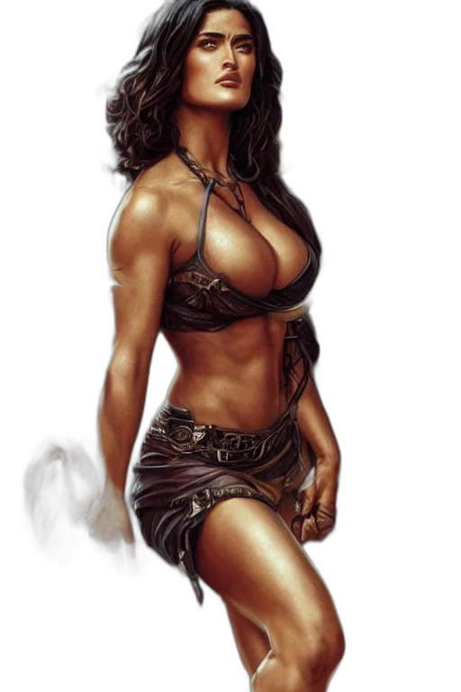 fantasy art, comic book art, concept art, photorealistic transparent PNG cut-out