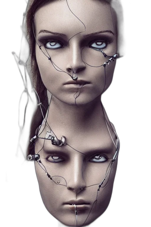 mask, face, jewelry, robot transparent PNG cut-out
