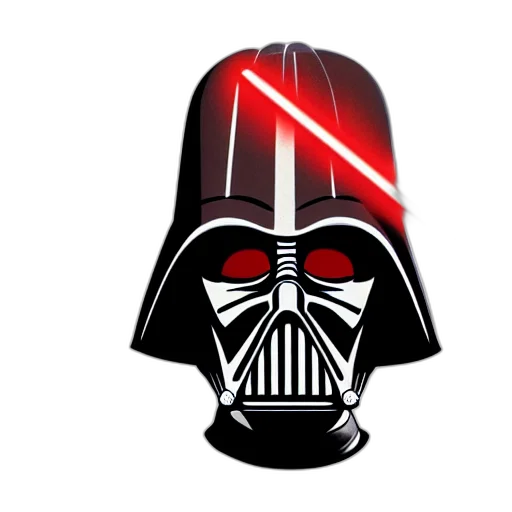 mask, concept art, comic book art, 3d render transparent PNG cut-out
