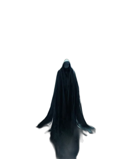dress, creature, hair, mask transparent PNG cut-out