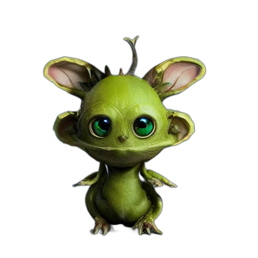 creature, animal, staff, dragon transparent PNG cut-out