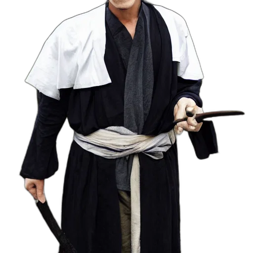 staff, sword, weapon, jacket transparent PNG cut-out