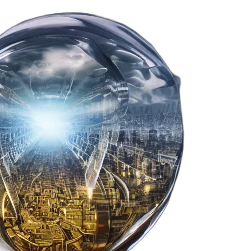 gigantic, city, random, metaballs transparent PNG cut-out
