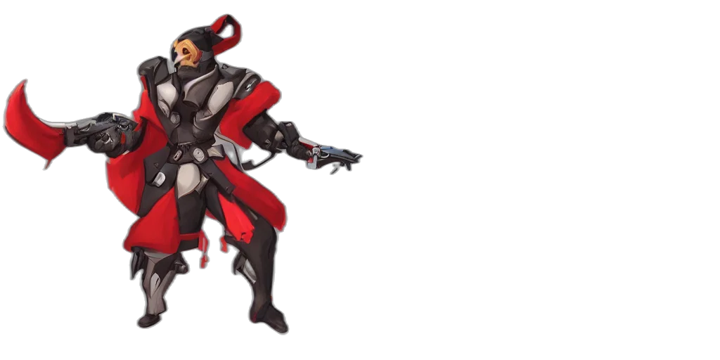 weapon, jacket, robot, staff transparent PNG cut-out
