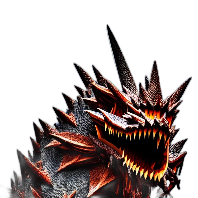 dragon, creature, animal, weapon transparent PNG cut-out