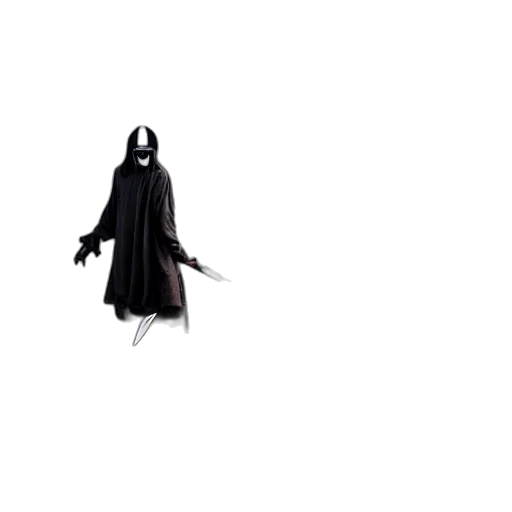 jacket, dress, creature, mask transparent PNG cut-out