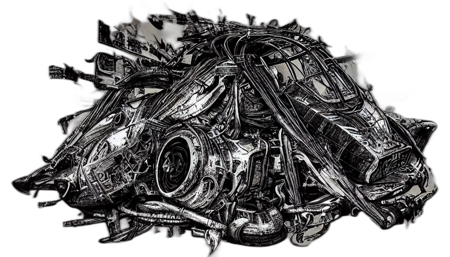 car, robot, weapon, shoes transparent PNG cut-out