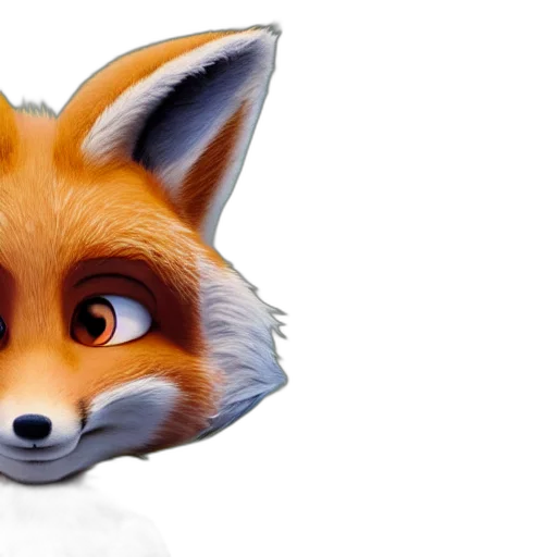 animal, 3d render, concept art, photorealistic transparent PNG cut-out