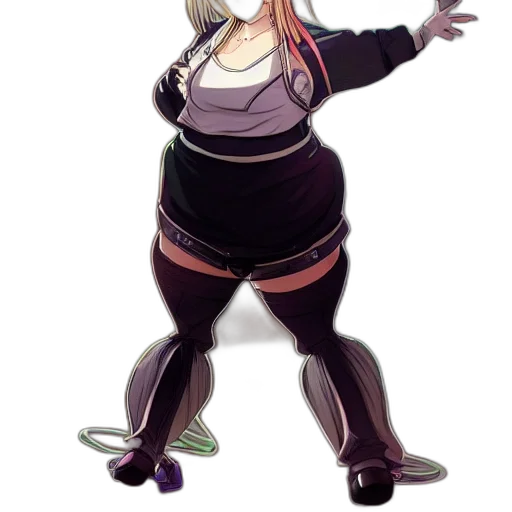 dress, staff, creature, robot transparent PNG cut-out