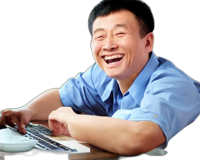 staff, face, robot, photorealistic transparent PNG cut-out