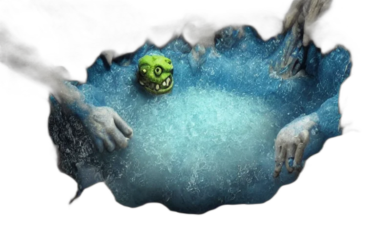 creature, mask, dragon, concept art transparent PNG cut-out