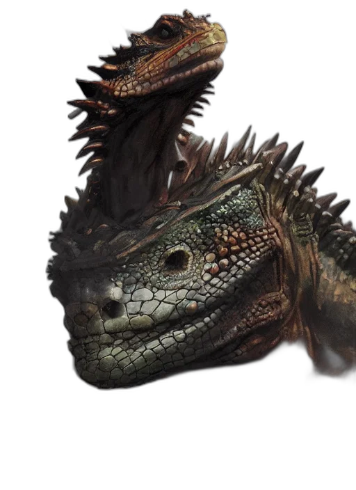 dragon, creature, animal, 3d render transparent PNG cut-out