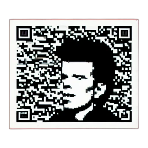 face, pixel art, cartoon, vaporwave transparent PNG cut-out