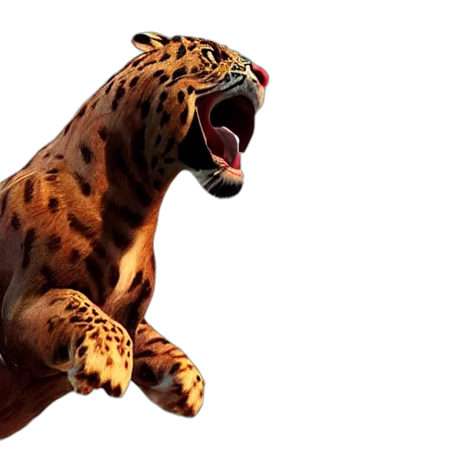 animal, creature, 3d render, concept art transparent PNG cut-out