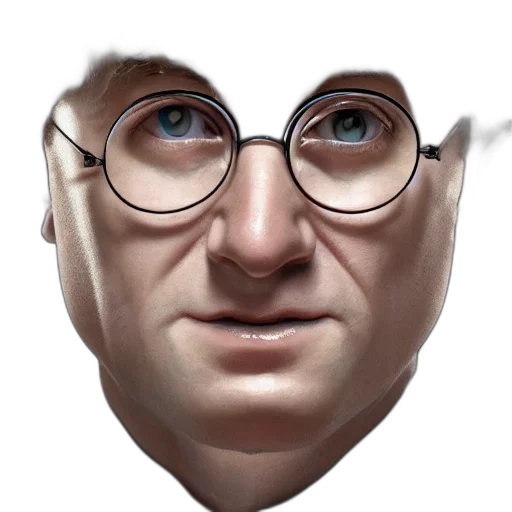 face, mask, staff, creature transparent PNG cut-out